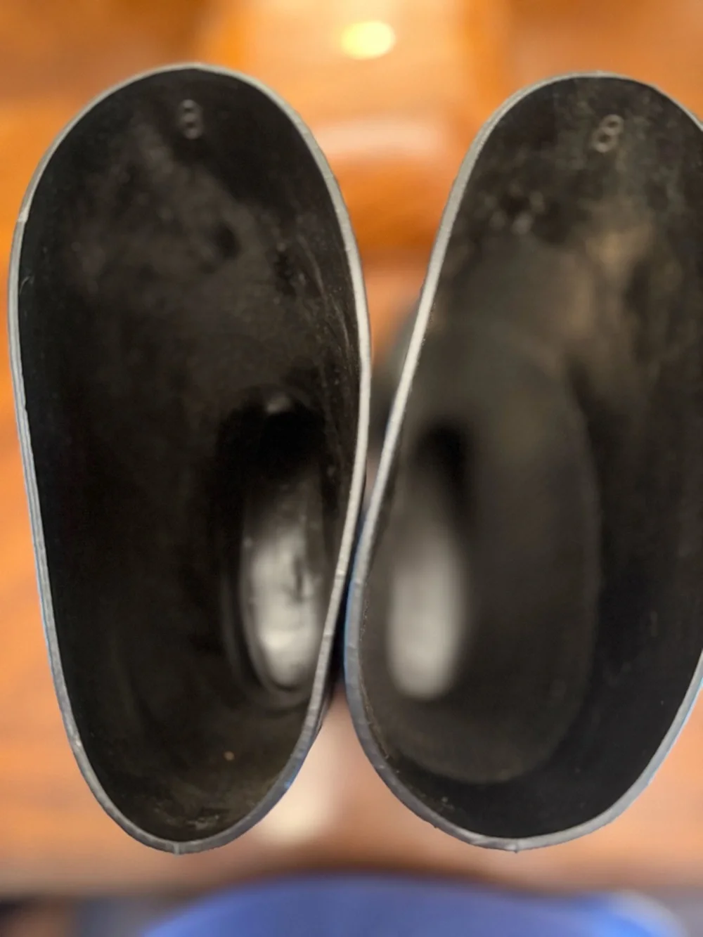 Men's Black Rubber Rain Boots